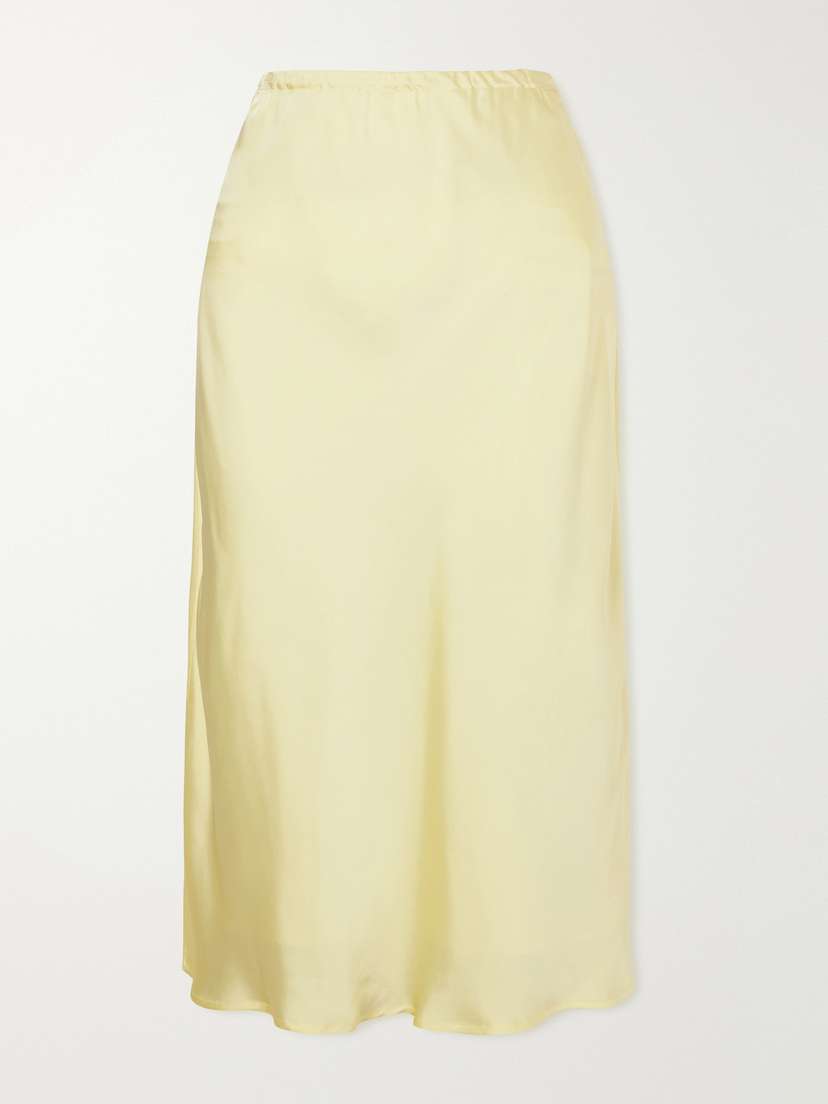 Jil Sander Satin Midi Skirt