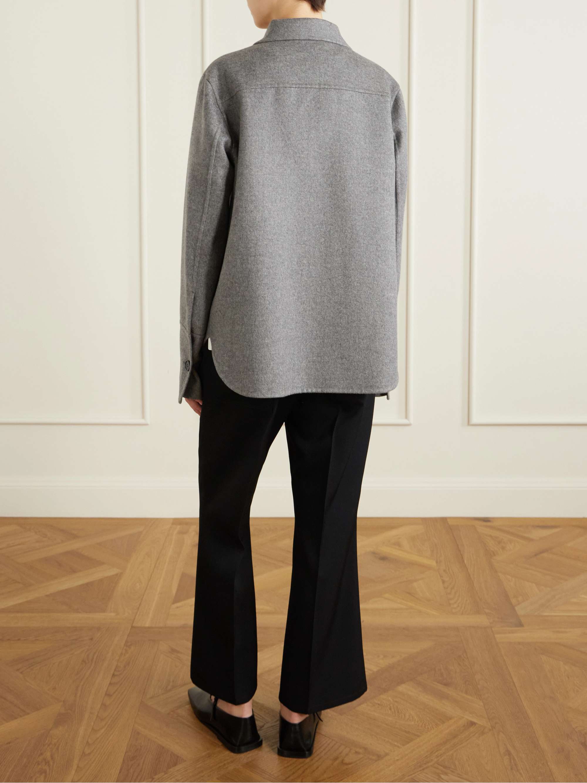 JIL SANDER Cashmere-felt jacket | NET-A-PORTER