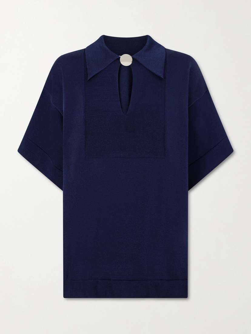Jil Sander Knitted Polo Shirt