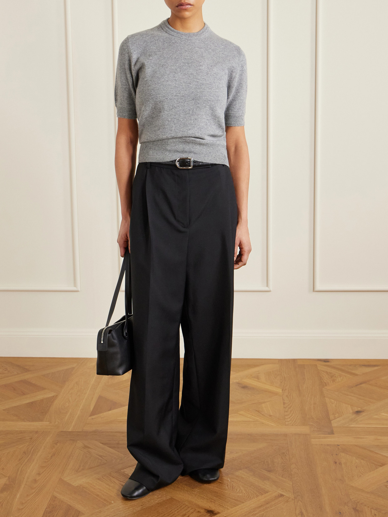 Jil Sander Wool Sweater In Gray