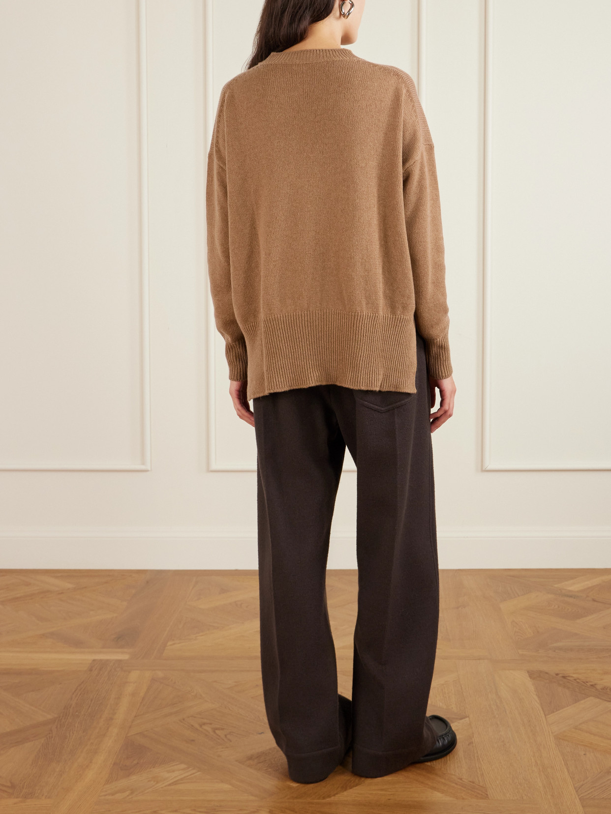 Jil Sander Cashmere Sweater In Neutral