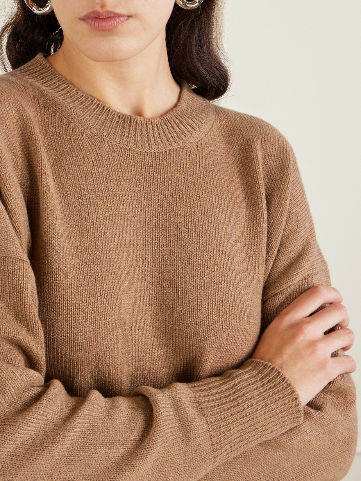 Jil Sander Cashmere Sweater In Neutral