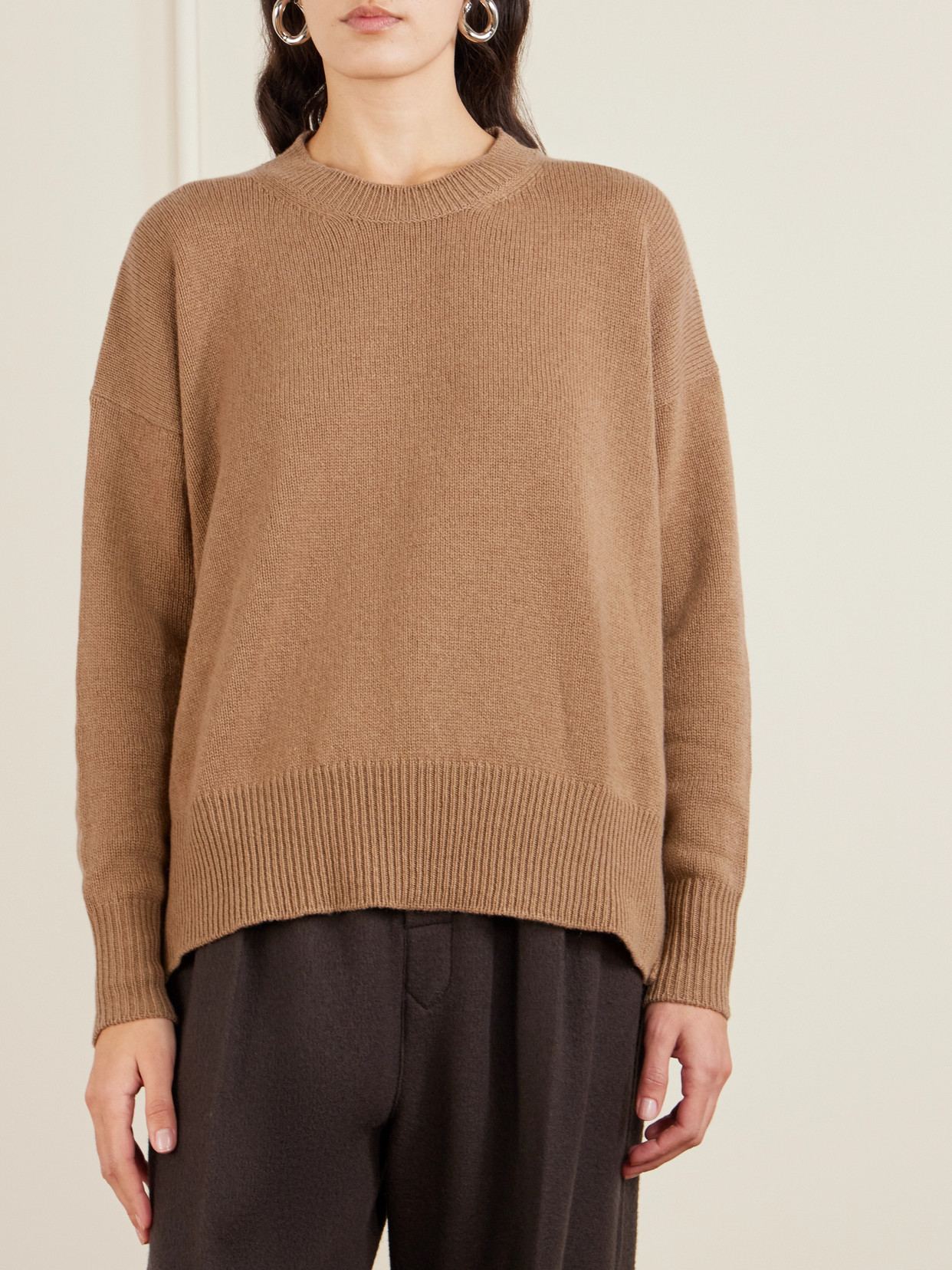 Jil Sander Cashmere Sweater In Neutral