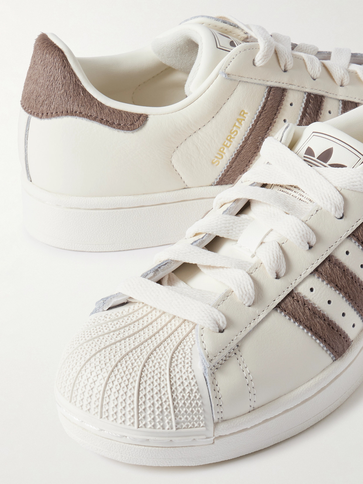 Superstar Ii Calf Hair-Trimmed Sneakers