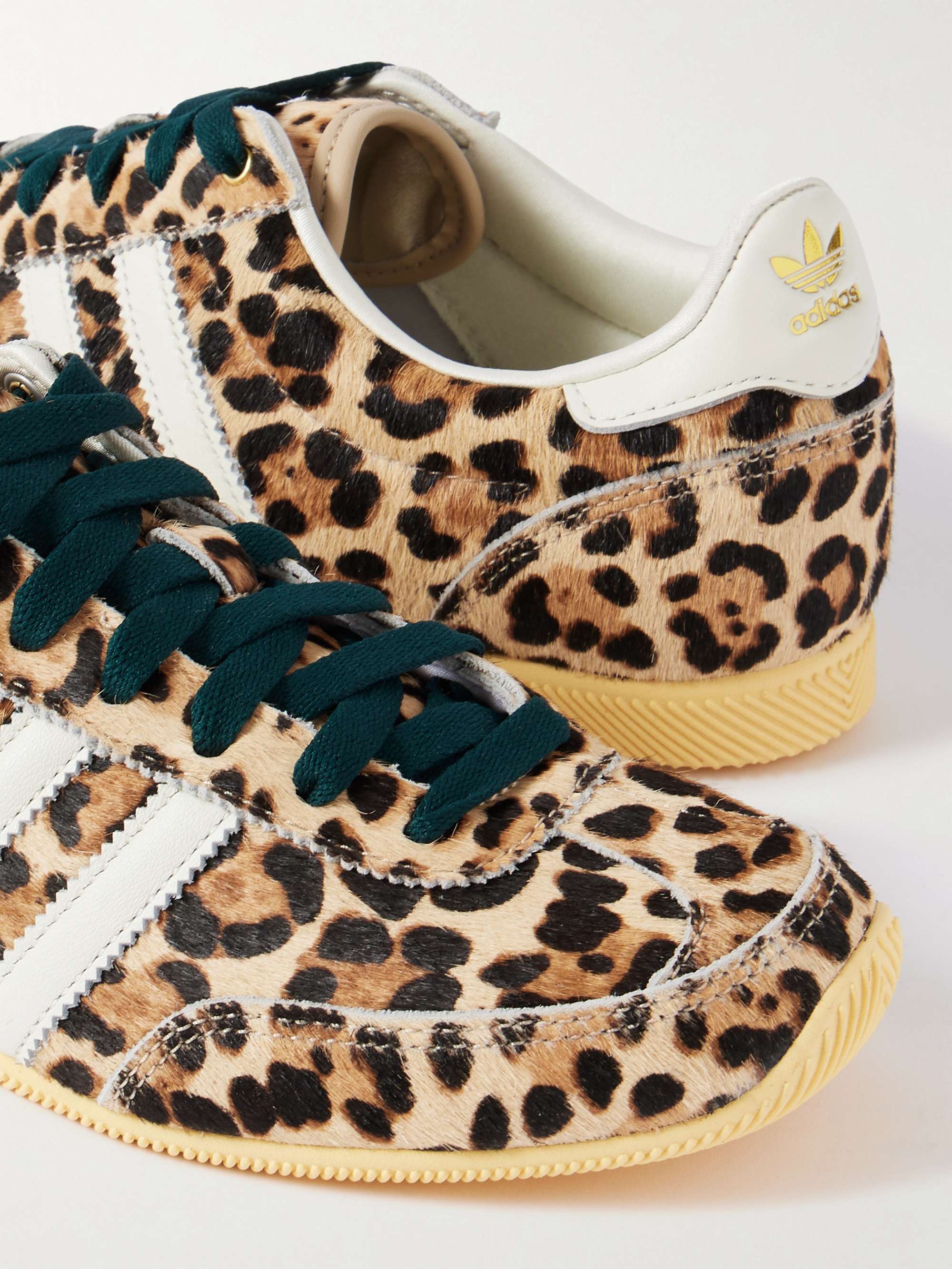 adidas gazelle silver green womens Ghost N in Black Leopard Sneakers main image 0