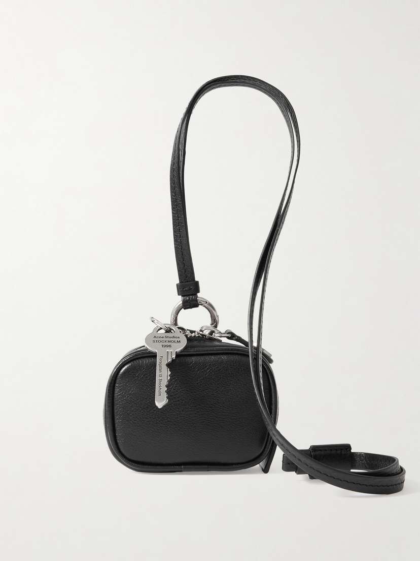 Acne Studios Camero Embellished Leather Keychain