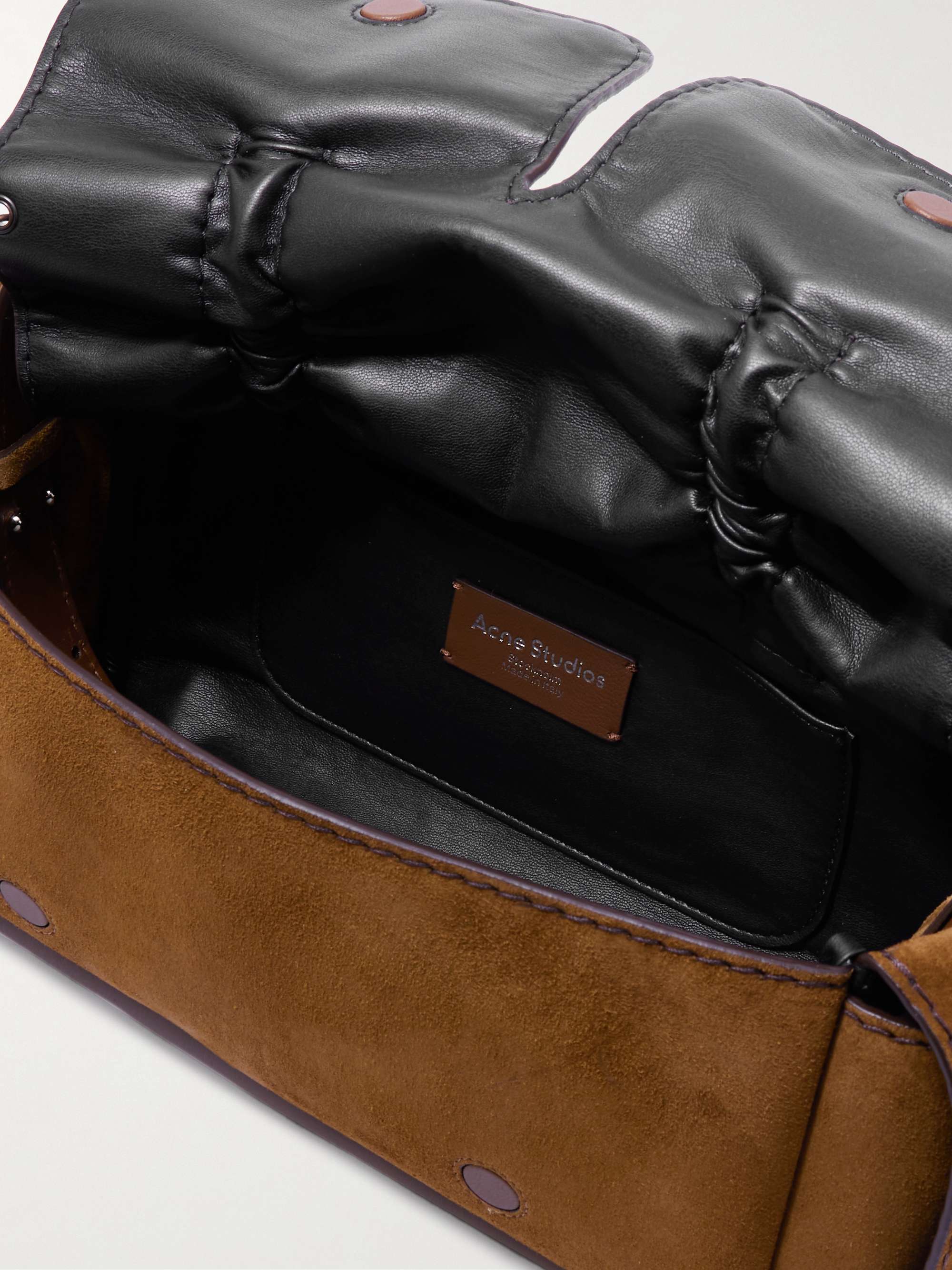 Acne Studios スウェードバッグ ACNE STUDIOS Suede shoulder bag | NET-A-PORTER