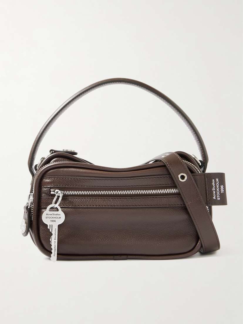 Acne Studios Camero Kit Embellished Leather Shoulder Bag