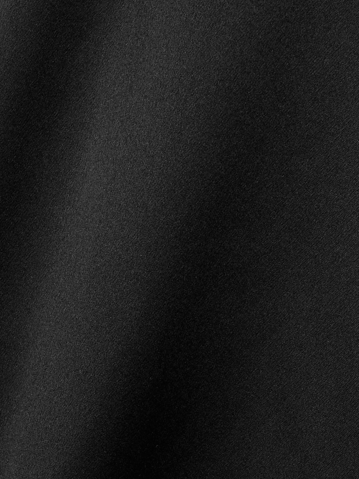 Sharon Wauchob Poutou Grosgrain-trimmed Silk Top In Black