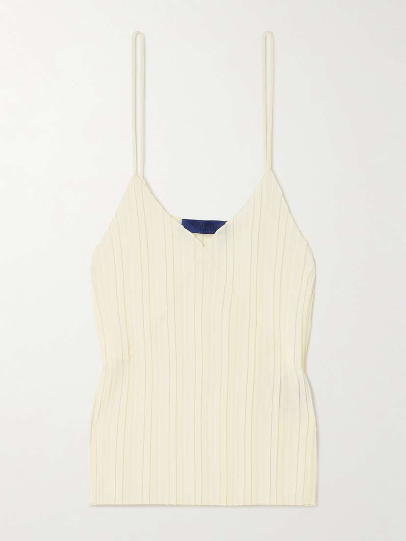 Sharon Wauchob Kaya Plissé-crepe De Chine Camisole