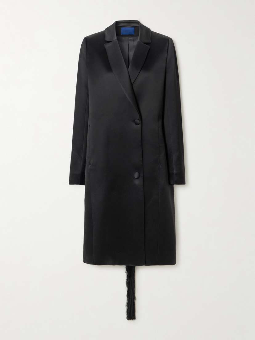 Sharon Wauchob Kara Double-breasted Duchesse-satin Jacket