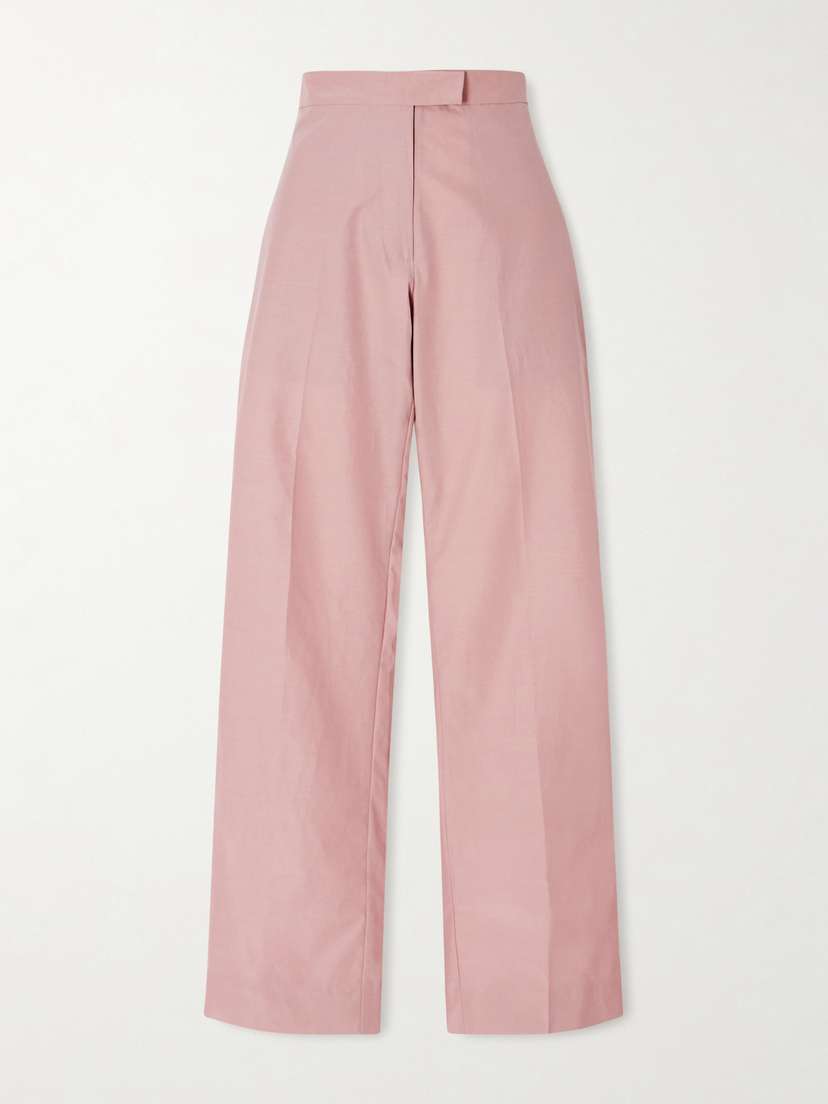 Sharon Wauchob Orla Icon Cotton And Silk-blend Pants