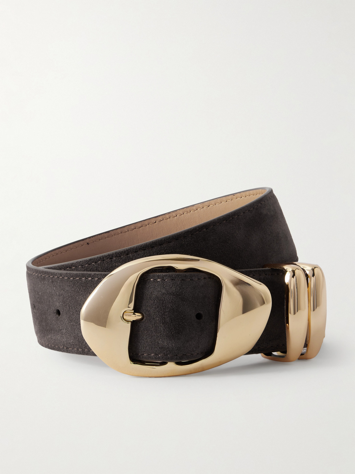 Amanu The Grumeti Suede Belt In Blue
