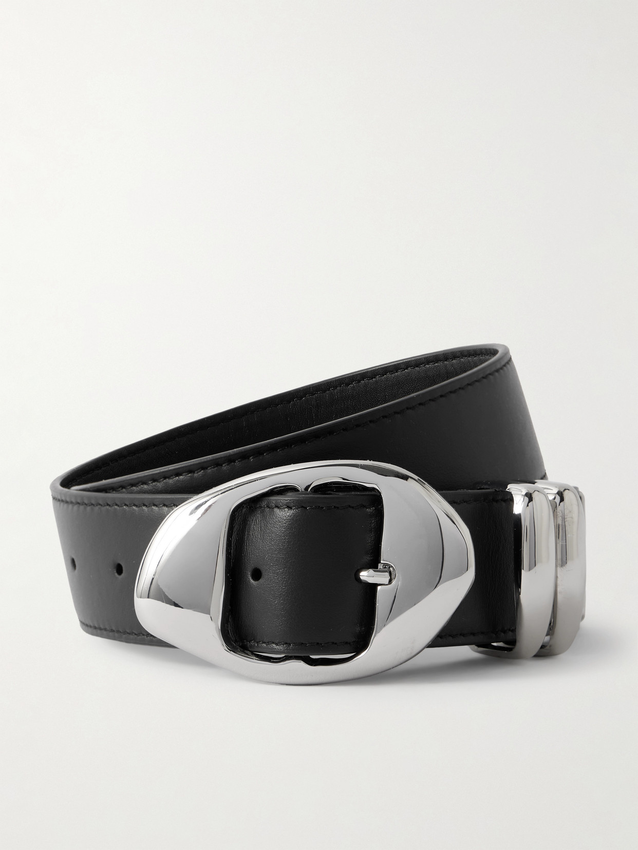 Amanu The Grumeti Leather Belt In Black