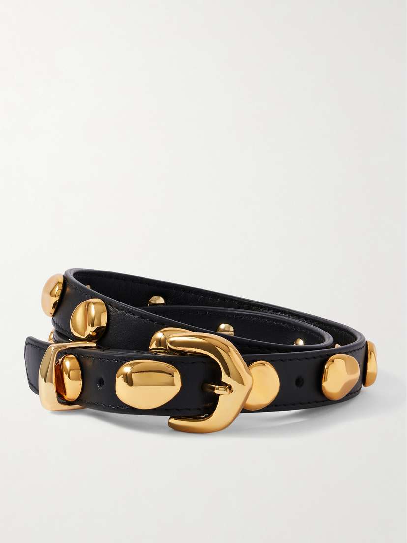 AMANU The Vaal Embellished Leather Belt