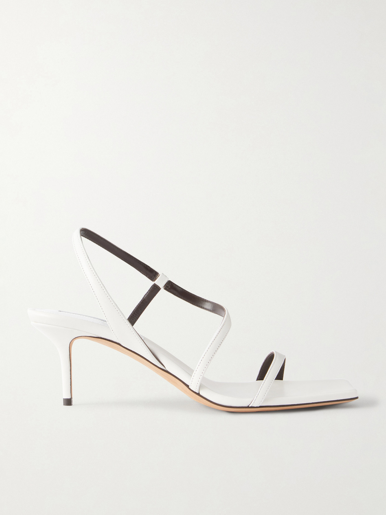 Emme Parsons Delicat Leather Sandals In White