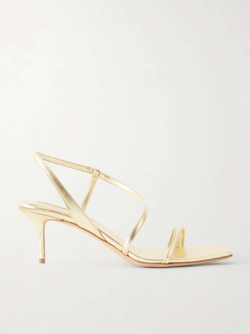 Emme Parsons Delicat Metallic Leather Sandals