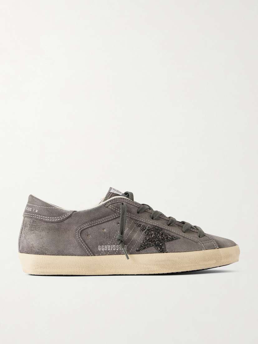 Golden Goose Super Star Appliquéd Suede Sneakers