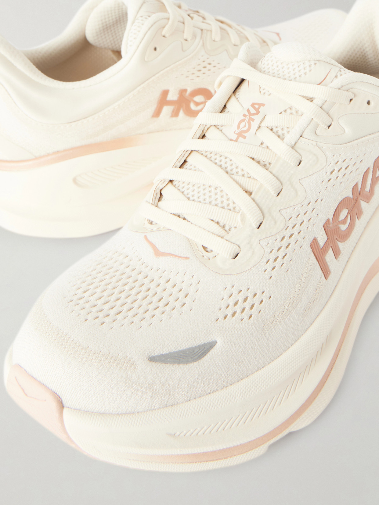 Hoka - Bondi 9 Rubber-Trimmed Sneakers