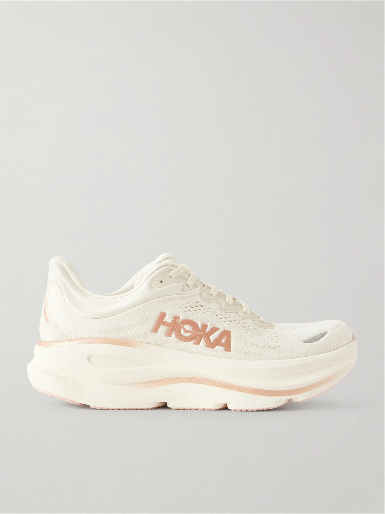 Hoka - Bondi 9 Rubber-Trimmed Sneakers