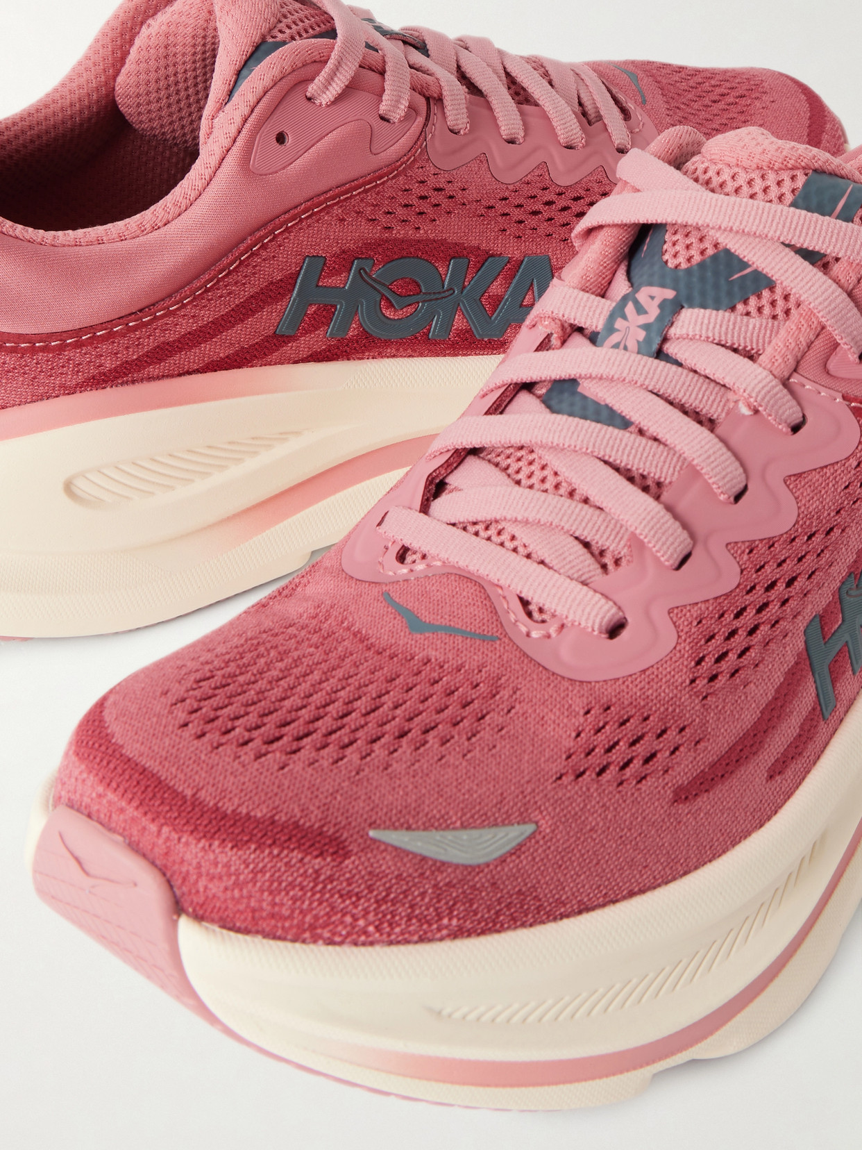 Hoka - Bondi 9 Rubber-Trimmed Sneakers