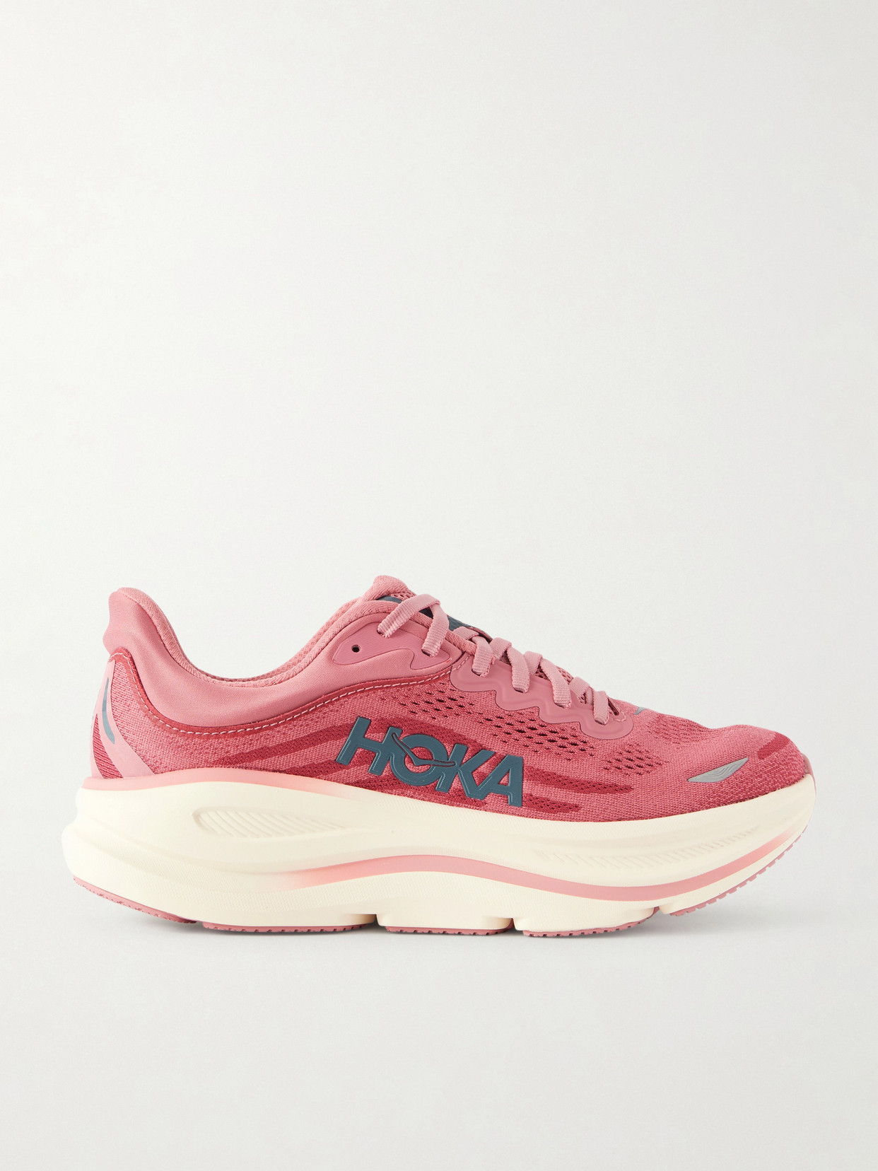 Hoka - Bondi 9 Rubber-Trimmed Sneakers