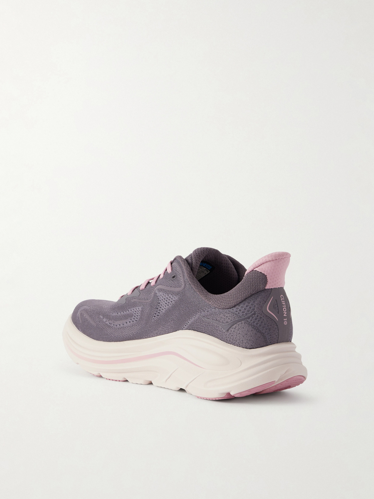 Hoka - Clifton 10 Rubber-Trimmed Jacquard-Mesh Sneakers