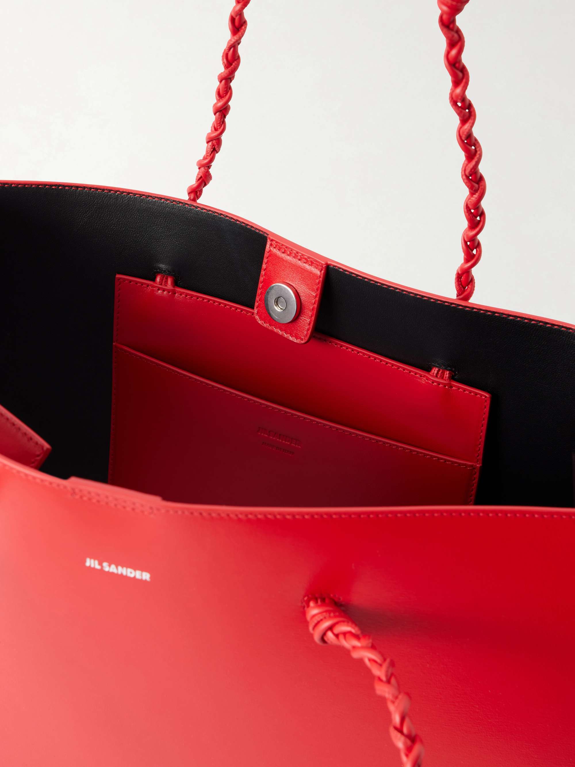 JIL SANDER Tangle large leather tote | NET-A-PORTER