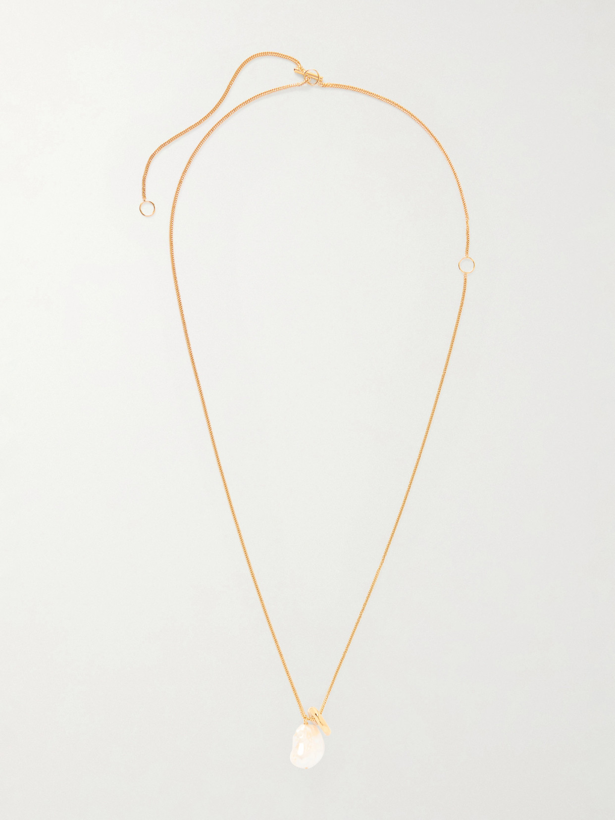 Jil Sander Gold-tone Pearl Necklace