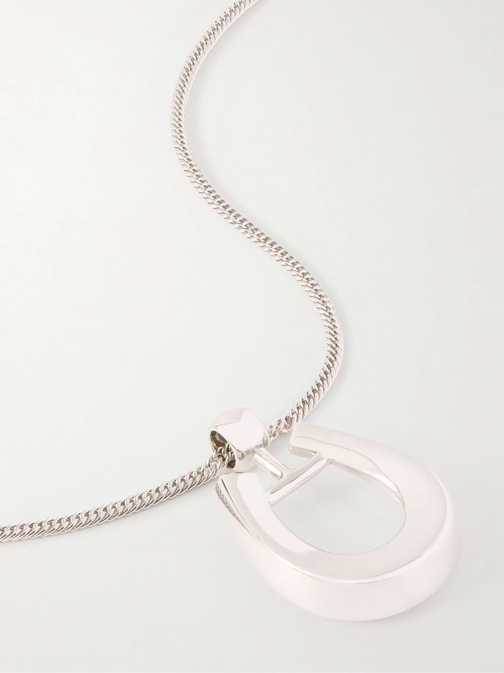 JIL SANDER Silver-tone necklace | NET-A-PORTER