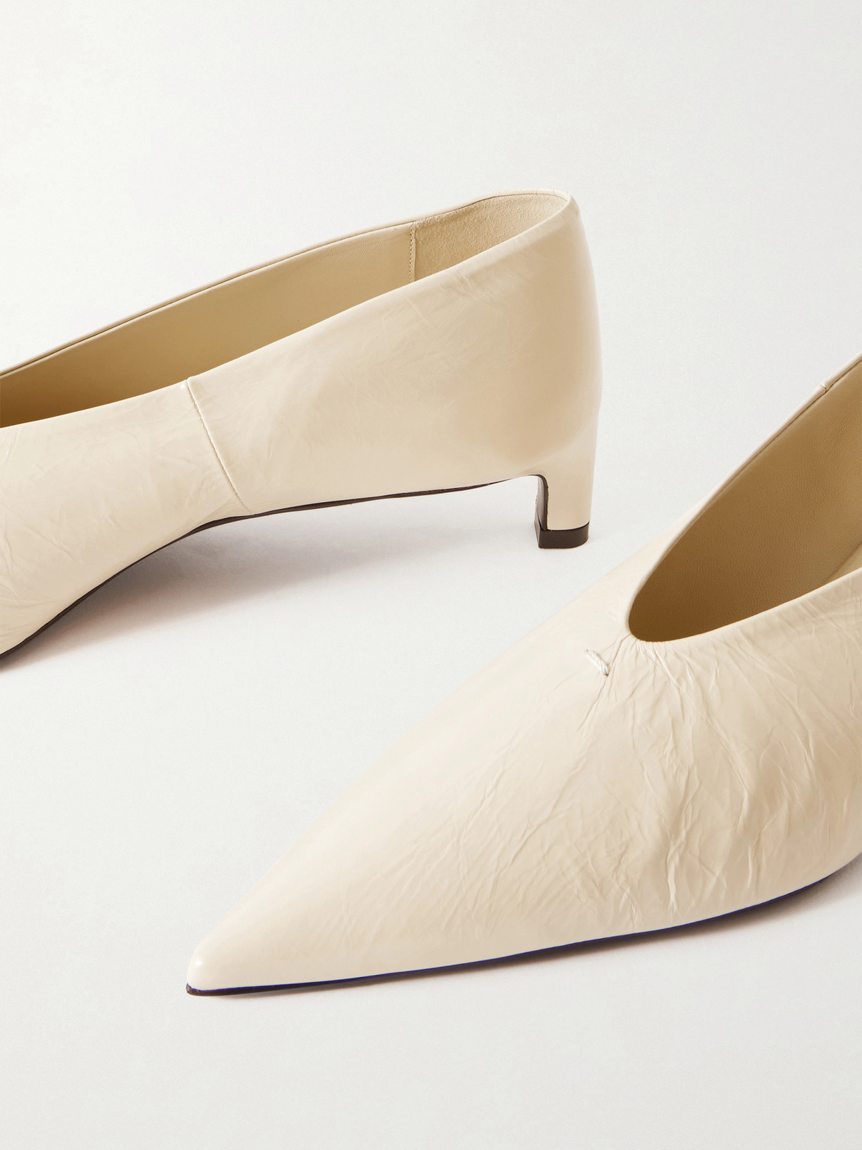 Crinkled Pumps