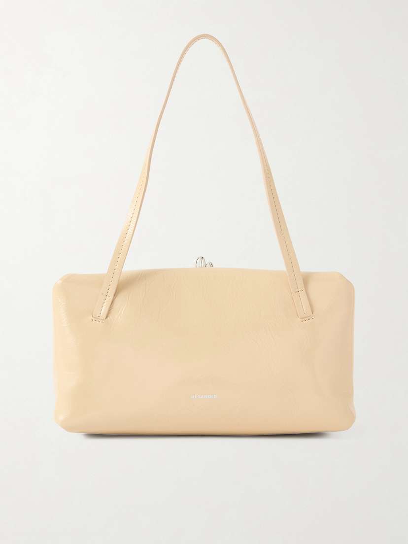 Jil Sander Goji Pillow Small Crinkled-leather Shoulder Bag