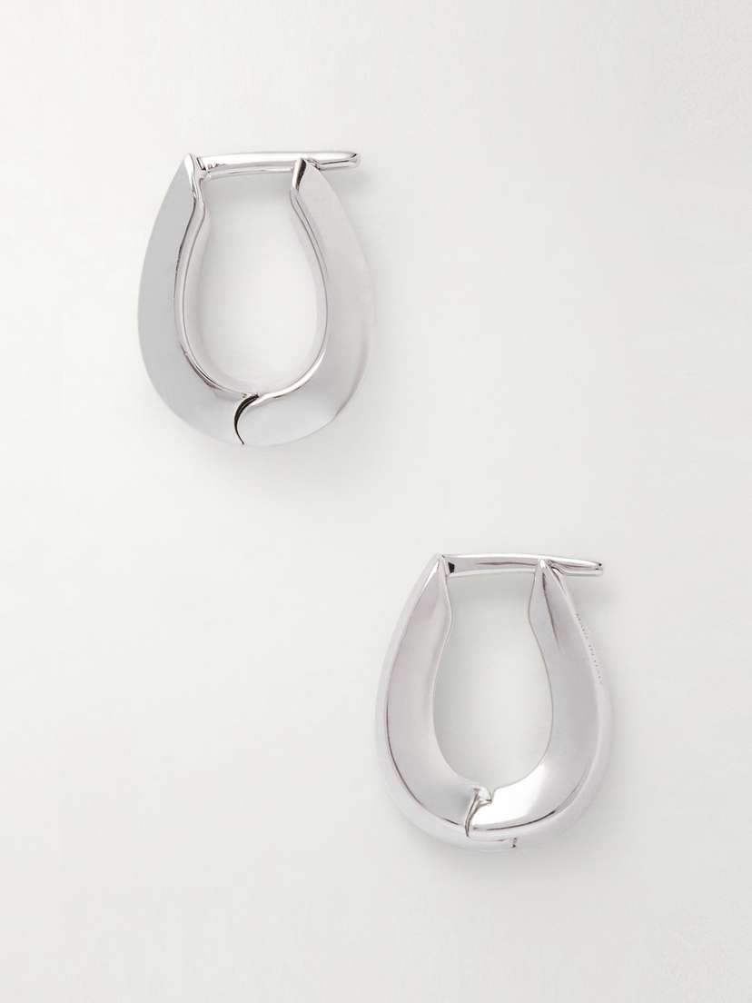Jil Sander tone Hoop Earrings