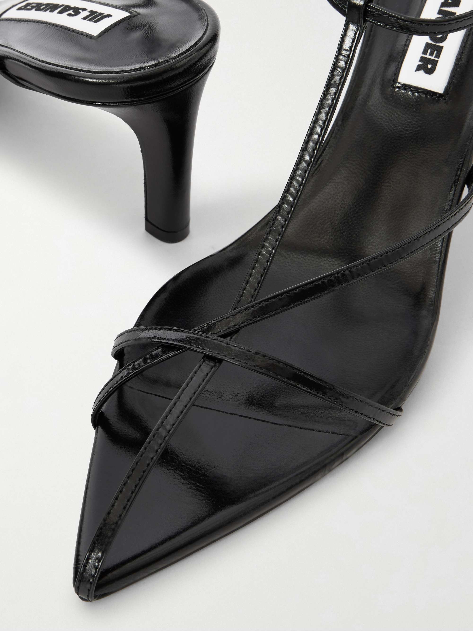 JIL SANDER Leather sandals | NET-A-PORTER