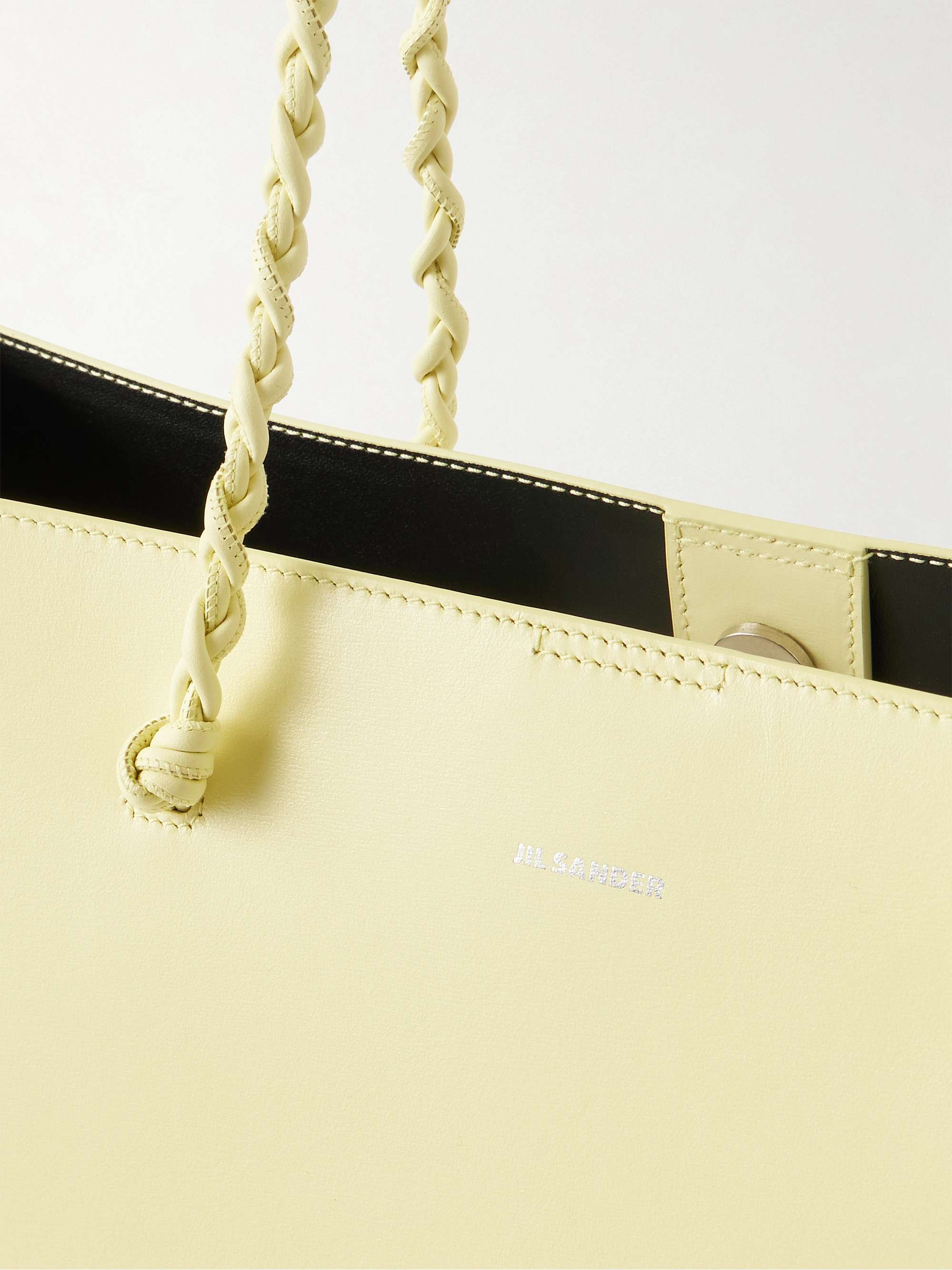 JIL SANDER Tangle large leather tote | NET-A-PORTER