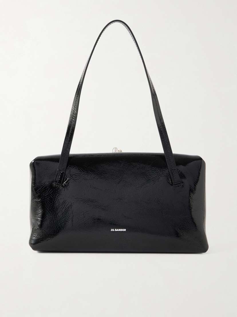 Jil Sander Goji Pillow Small Crinkled-leather Shoulder Bag