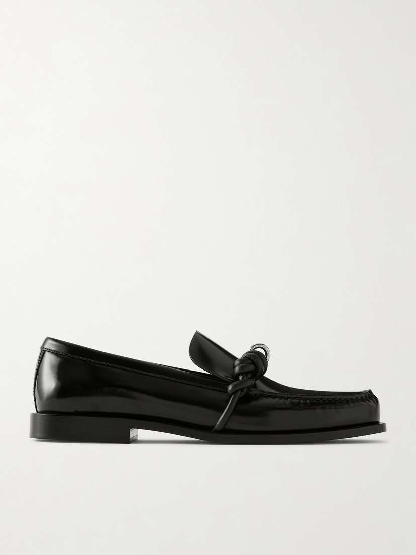 Jil Sander Knot-detailed Leather Loafers