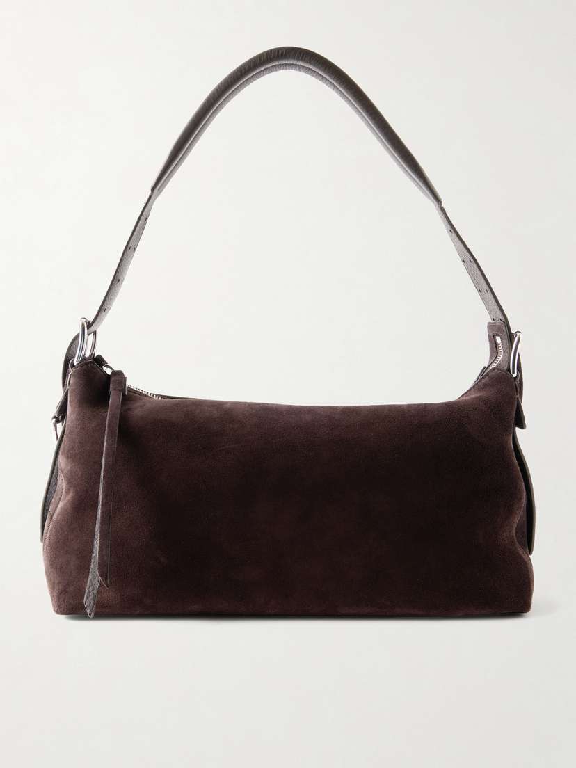 Lemaire Belted Baguette Leather Shoulder Bag
