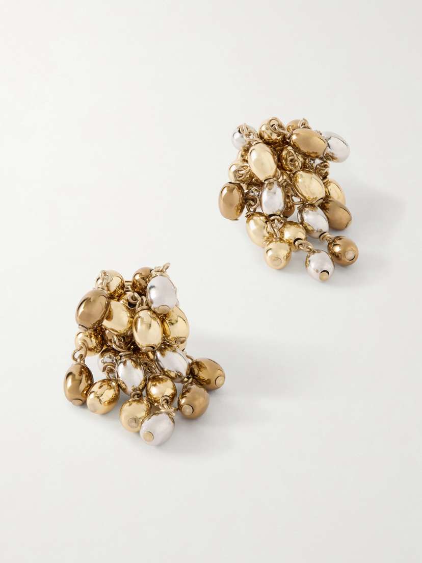 Lemaire Seeds Gold And Silver-tone Earrings