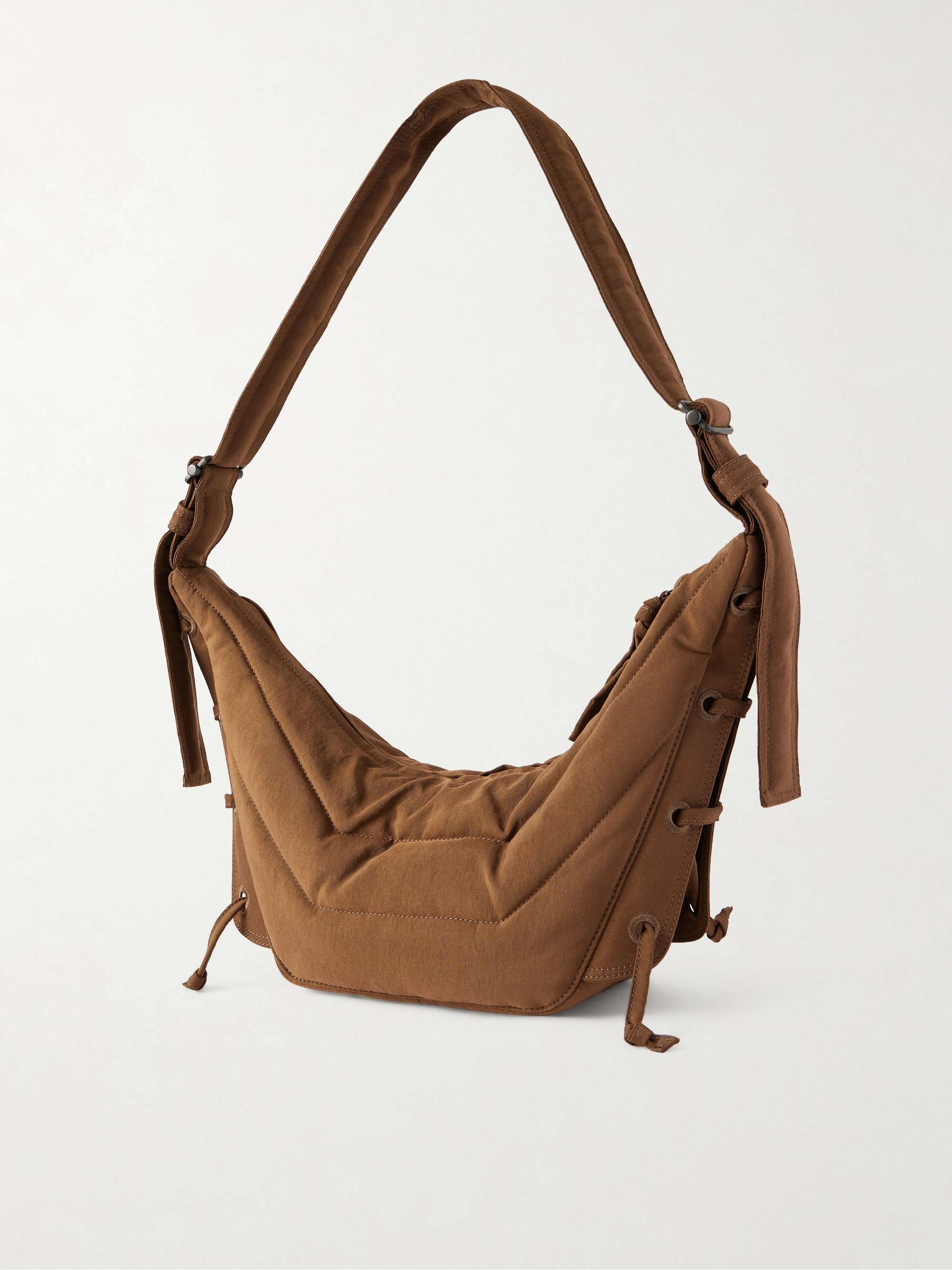 LEMAIRE Soft Game small quilted canvas shoulder bag | NET-A-PORTER