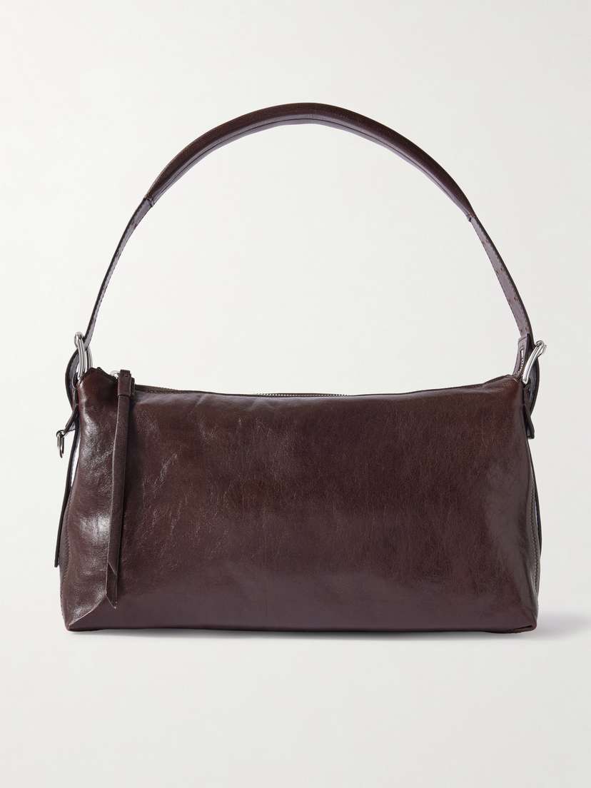 Lemaire Belted Baguette Leather Shoulder Bag