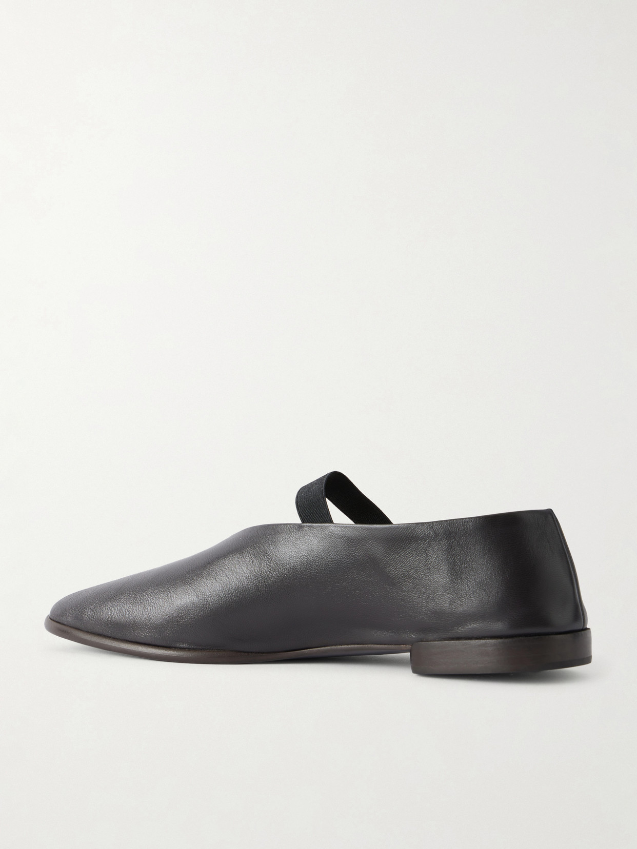 Lemaire Glove Nappa Leather Ballet Flats In Black