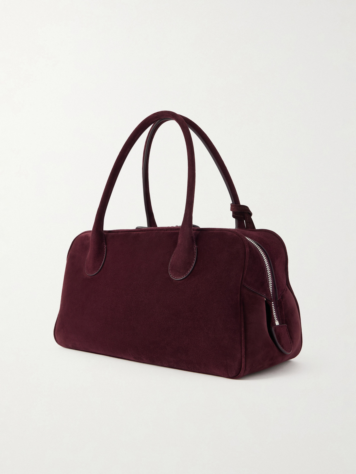 Brigitte Embellished Suede Tote