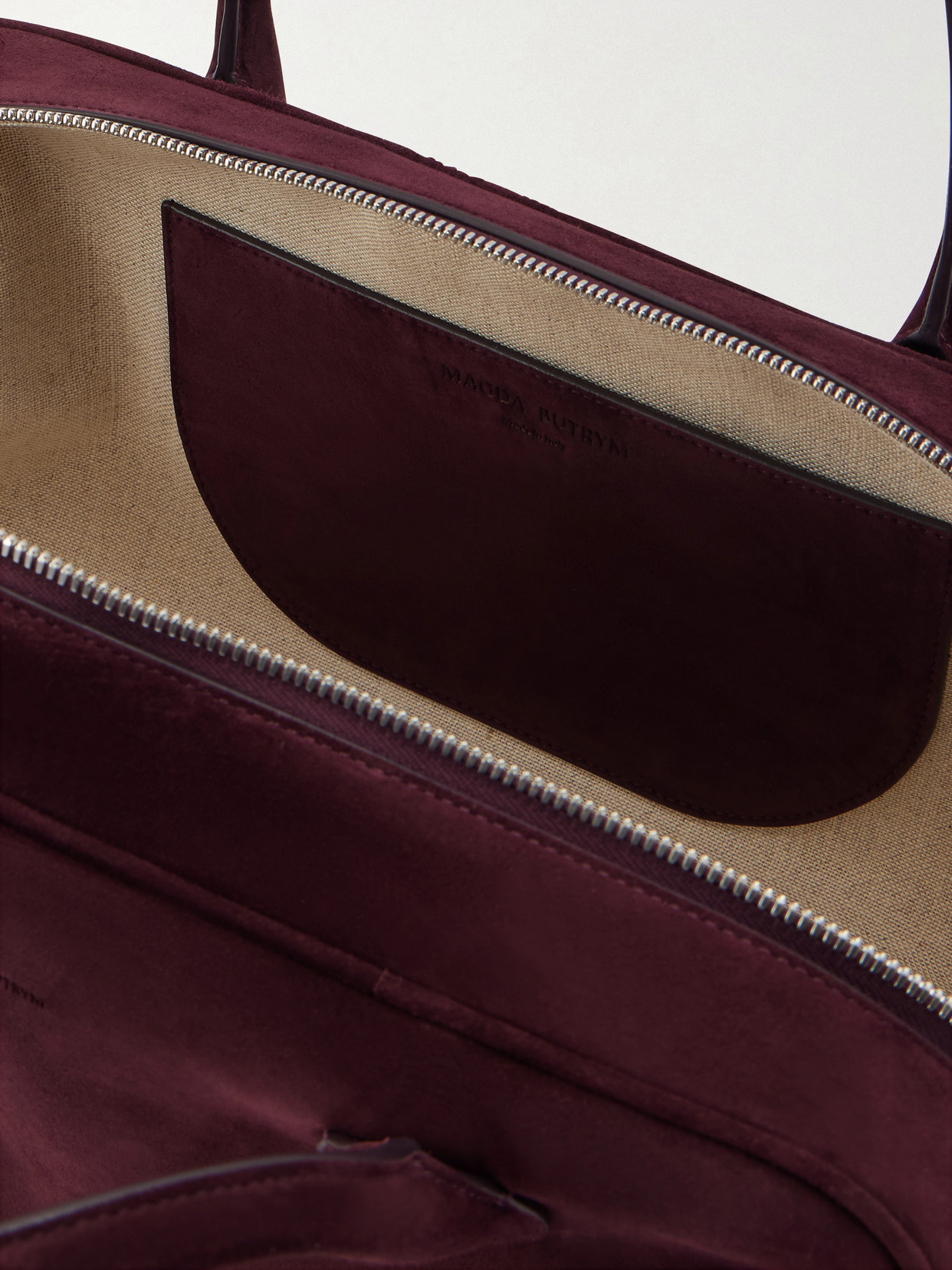 Brigitte Embellished Suede Tote