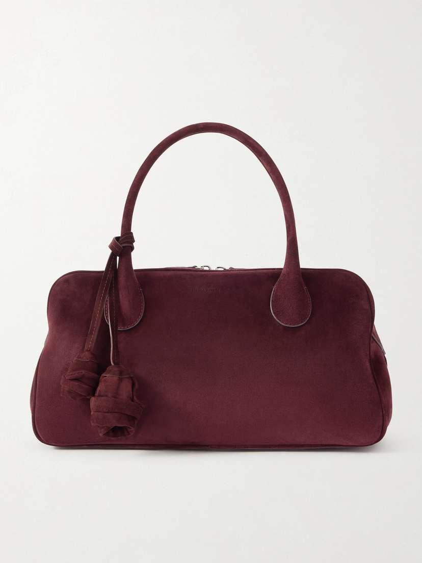 Magda Butrym Brigitte Embellished Suede Tote