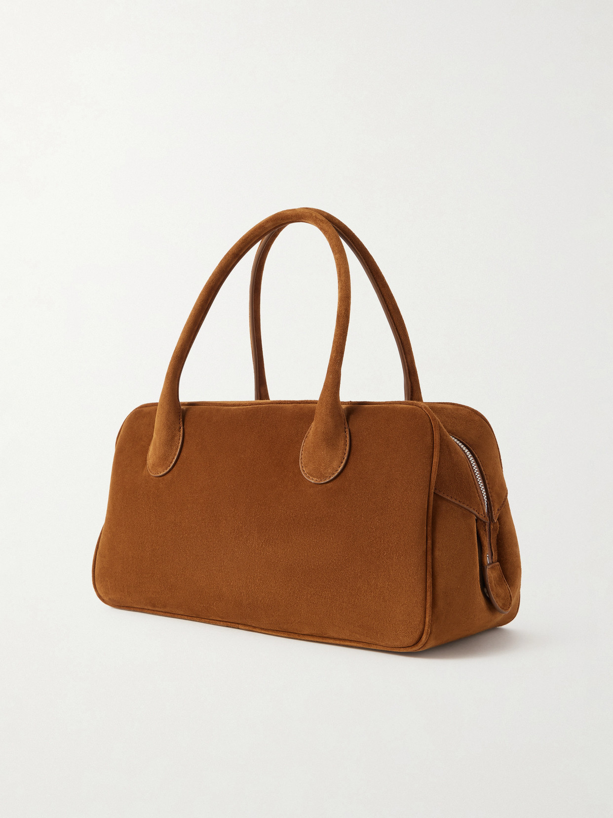 Brigitte Embellished Suede Tote