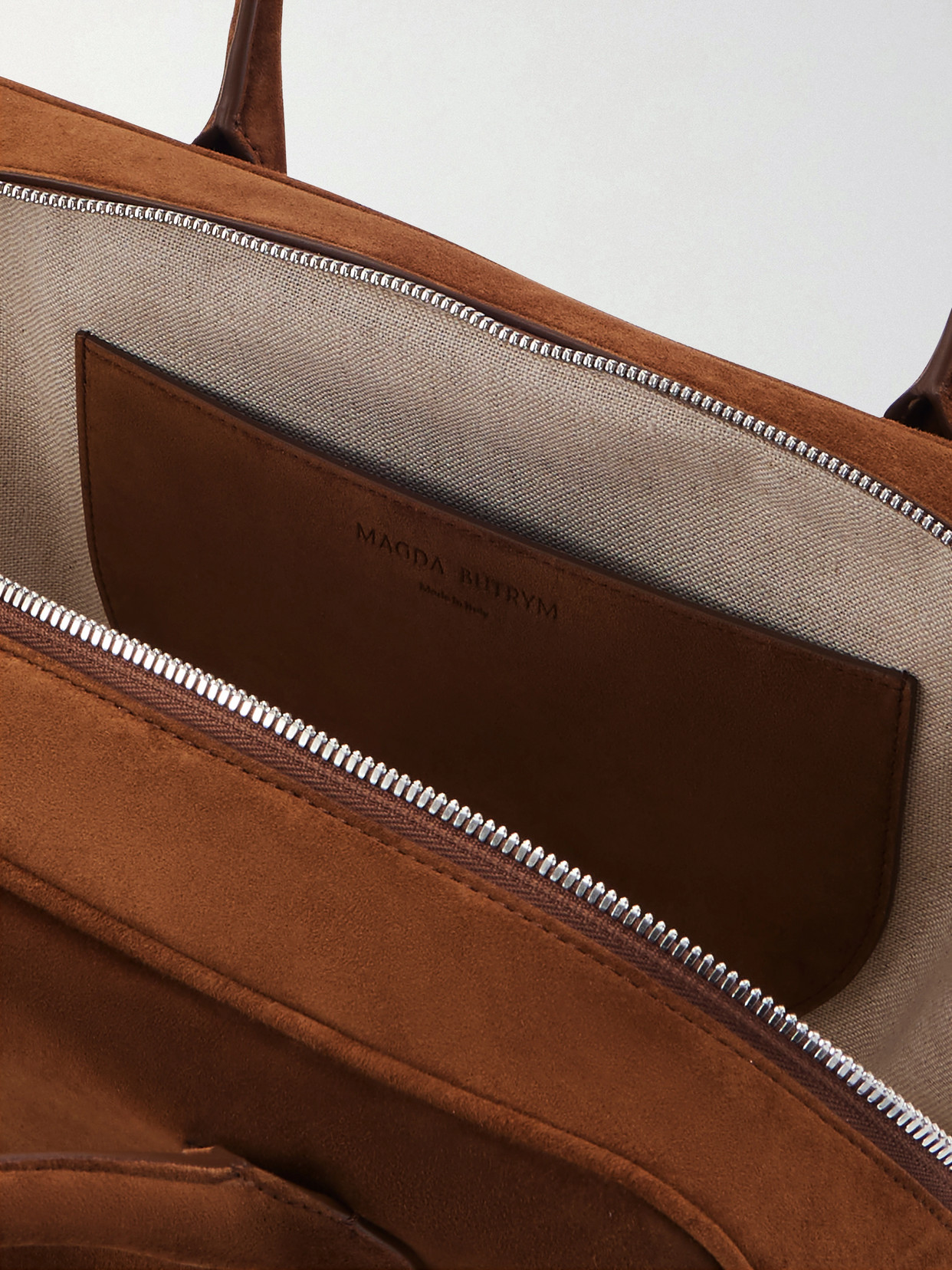 Brigitte Embellished Suede Tote