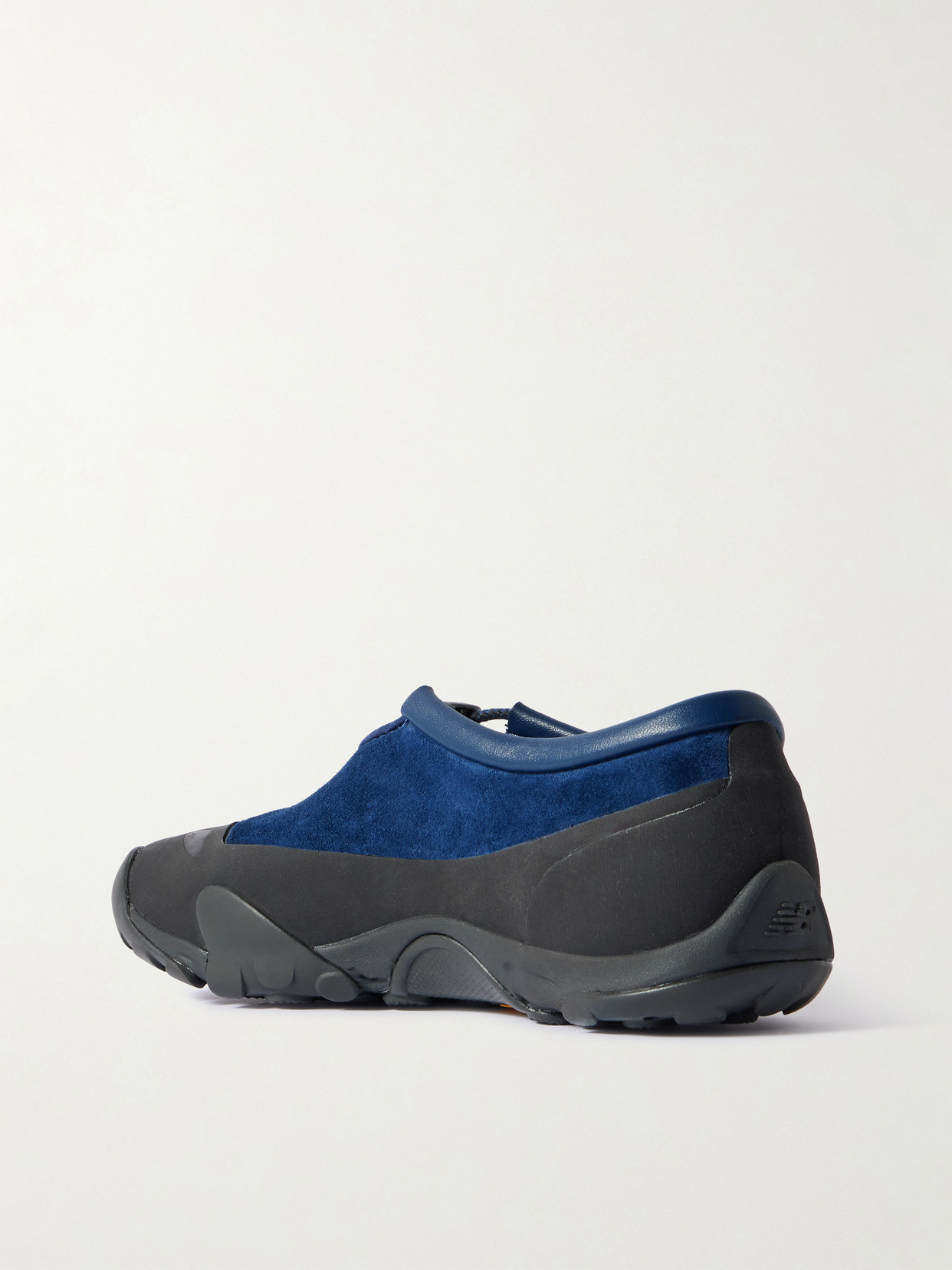 + Tokyo Design Studio Minimus Shell And Suede Slip-On Sneakers