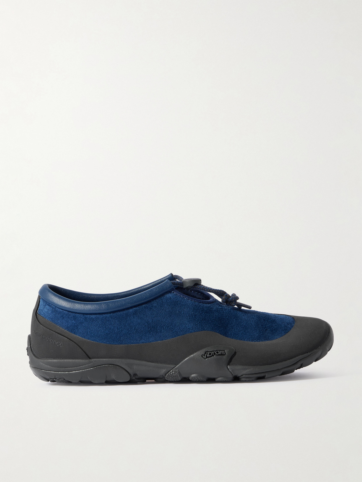 + Tokyo Design Studio Minimus Shell And Suede Slip-On Sneakers