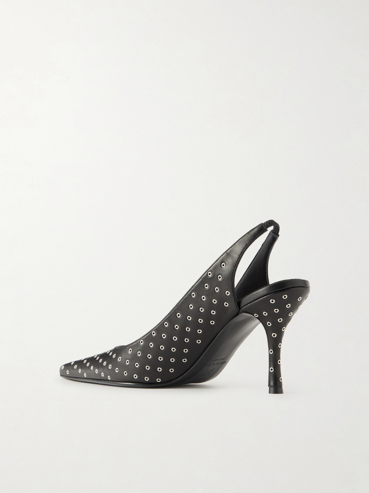 Eyelet-Embellished Slingback